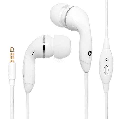 White color stereo - white, 3.5mm