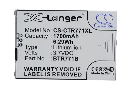 Battery 1700mah type btr771b - 1700mah,